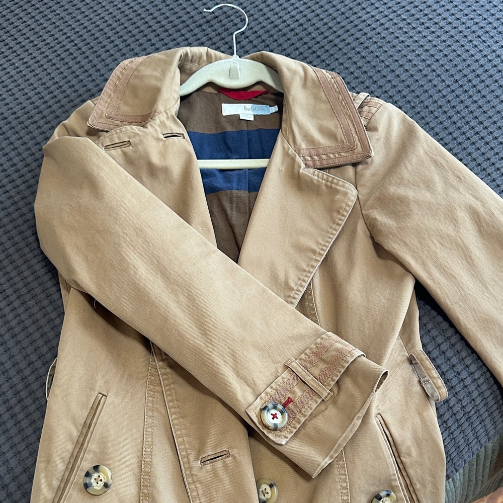 Boden Classic Brown Trench Coat